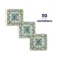 Granada Green Victorian Patterned Matt Ceramic Floor Tile