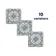 Granada Blue Victorian Patterned Matt Ceramic Floor Tile