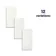 Crystal White Marble Tile Luxury Click Vinyl Flooring 6mm
