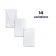 Garner White Onyx Marble Effect Gloss Ceramic Wall Tile