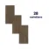 Nogal Block Decor Dark Brown Wood Effect Matt Ceramic Wall Tile