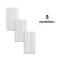 Ponto White Stone Effect Gloss Ceramic Wall Tile
