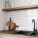 Alba White Kit Kat Effect Gloss Ceramic Wall Tile