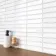 Alba White Kit Kat Effect Gloss Ceramic Wall Tile