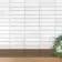 Alba White Kit Kat Effect Gloss Ceramic Wall Tile
