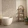 Taxos Spica Taupe Stone Effect Matt Porcelain Wall and Floor Tile