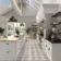 Marble Chess Effect Grey & White Matt Porcelain Tile