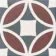 Britannia Circle Decor Patterned Matt Porcelain Tile