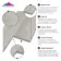 Chason Rock Grey Herringbone Luxury Click Vinyl Flooring 5mm