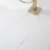 Crystal White Marble Tile Luxury Click Vinyl Flooring 5.5mm