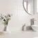 Dynamic Ivory Floral Effect Matt Ceramic Wall Tile