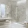 Electra Light Grey Crystal Marble Effect Polished Porcelain Tile