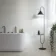 Flat White Matt Ceramic Wall Tile - 300x600