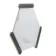 Fusion White Marble Effect & Black Border Hexagon Tile