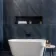 Galaxy Denim Blue Stone Effect Semi Polished Porcelain Wall and Floor Tile