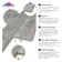 Glossy Grey Oak Laminate Flooring 8mm