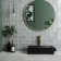 Hampton Silver Grey Patterned Matt Glass Mosaic