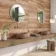 Ponto Teracotta Stone Effect Gloss Ceramic Wall Tile