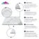Marble Deluxe White Tile Luxury Click Vinyl Flooring 6mm