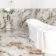 Napoli Bronze White Marble Effect Polished Porcelain Tile