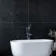 Neeko Black Stone Effect Matt Porcelain Tile