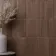 Nogal Block Decor Dark Brown Wood Effect Matt Ceramic Wall Tile