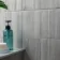 Nogal Block Decor Grey Wood Effect Matt Ceramic Wall Tile