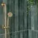 Ponto Green Stone Effect Gloss Ceramic Wall Tile
