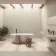 Roca Serena Vein Cut Bone Travertine Effect Matt Porcelain Tile