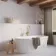 Dynamic White Floral Effect Matt Ceramic Wall Tile