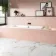 Tapiz Floral Decor Pink Matt Ceramic Wall Tile