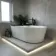 Augusta Ice Grey Slate Effect Matt Porcelain Floor Tile