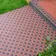 Victorian Red & Black Chequer Mosaic