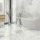 Vintage White Stone Effect Matt Large Porcelain Wall and Floor Tile