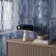 Zellige Navy Blue Diamond Decor Gloss Porcelain Tile