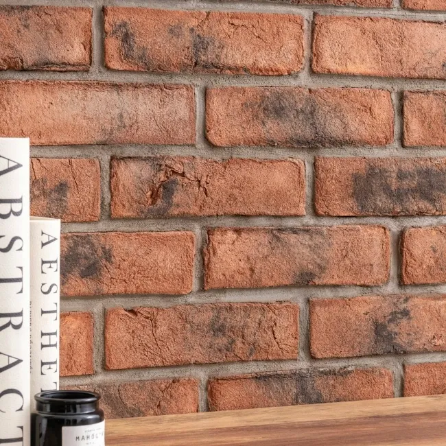15mm Smoked Red Blend Brick Slips