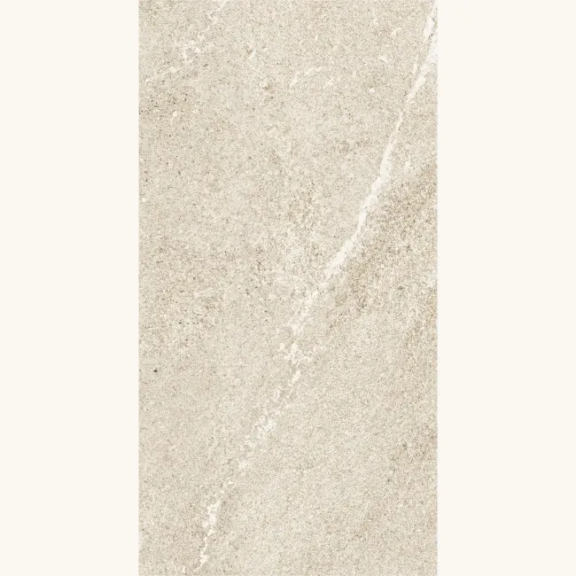 Piacentina Ivory Stone Effect Matt Porcelain Wall and Floor Tile