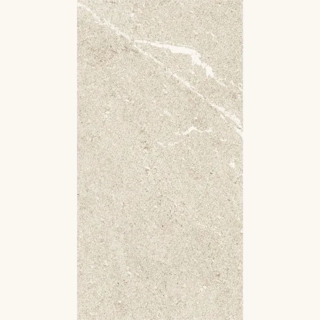 Piacentina Ivory Stone Effect Matt Porcelain Wall and Floor Tile