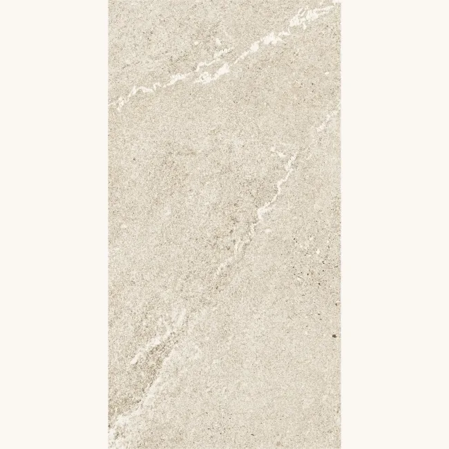 Piacentina Ivory Stone Effect Matt Porcelain Wall and Floor Tile