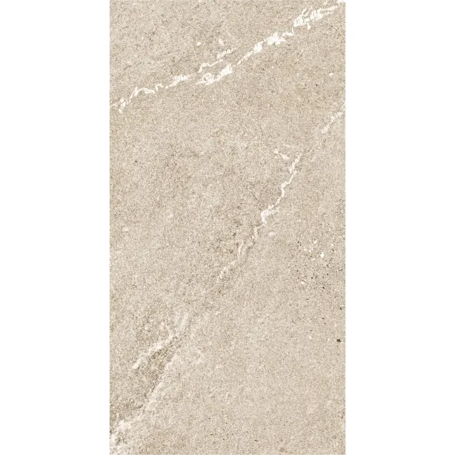 Piacentina Beige Stone Effect Matt Porcelain Wall and Floor Tile