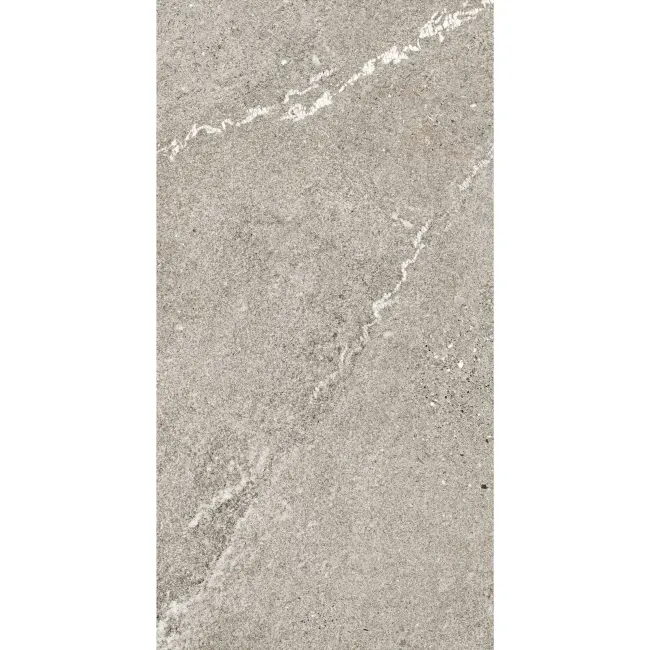Piacentina Grey Stone Effect Matt Porcelain Wall and Floor Tile
