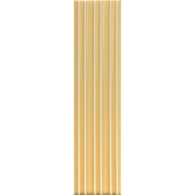 Lumina Rattan Yellow Gloss Decor Ceramic Wall Tile