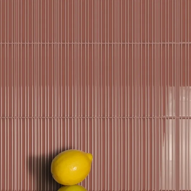 Lumina Rouge Red Gloss Decor Ceramic Wall Tile