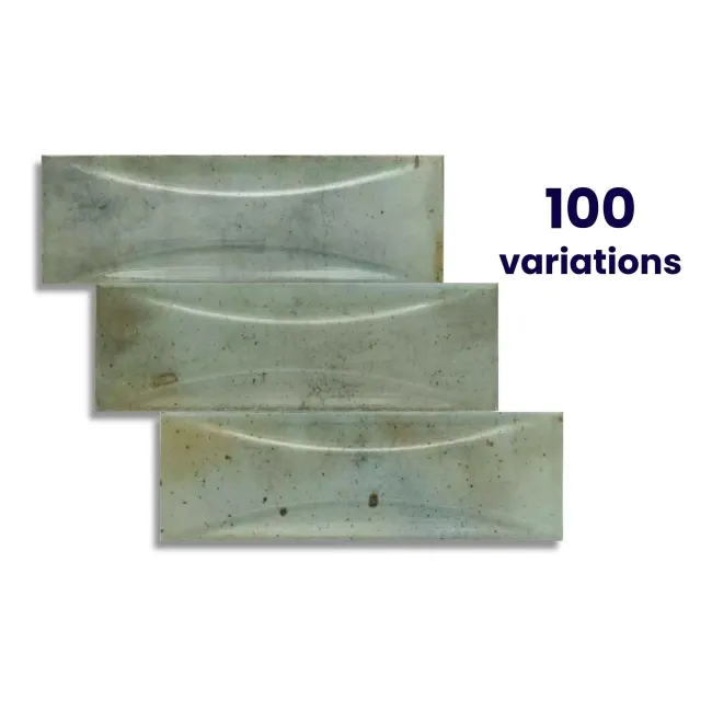 Luma Celadon Green Gloss Decor Ceramic Wall Tile