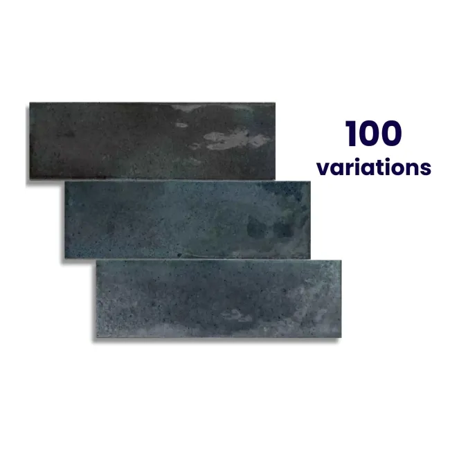 Luma Blue Night Gloss Ceramic Wall Tile