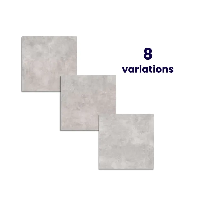 Ares Grey Cement Effect Matt Large Porcelain Floor Tile