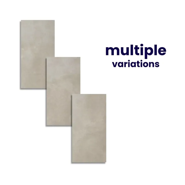 Spector Grey Concrete Tile Effect Luxury Click Vinyl Flooring 5.5mm