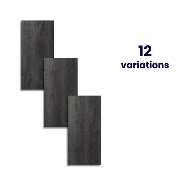 Antalya Anthracite Stone Tile Luxury Click Vinyl Flooring 6mm