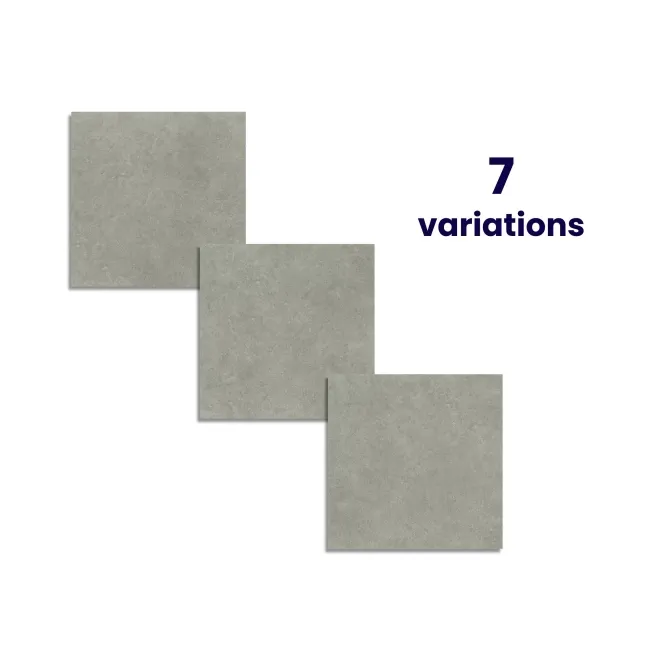 Ulisse Grey Concrete Effect Large Polished Porcelain Tile