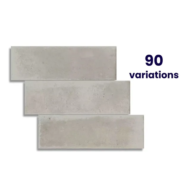 Reku Grey Stone Effect Matt Porcelain Tile